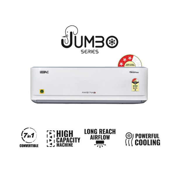 Amstrad Jumbo Series 1.6 Ton 3 Star Inverter Heavy Duty Split Air Conditioner – AMSi2131SHD